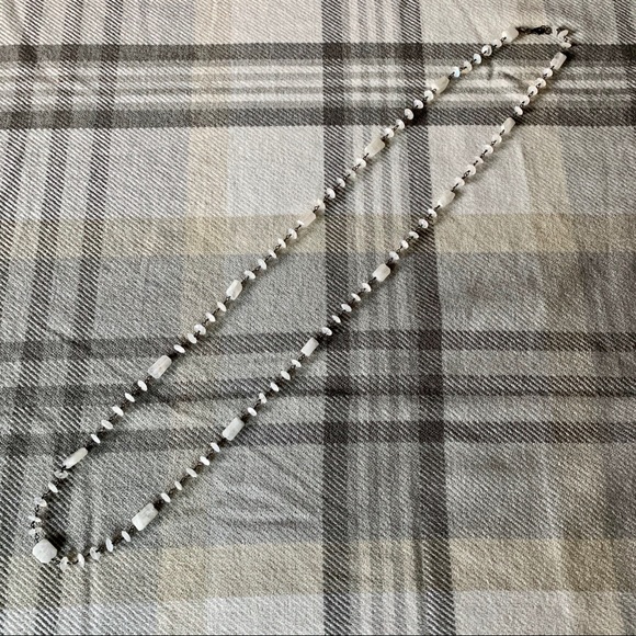 Moonstone on Oxidized Silver Chain - Picture 3 of 5